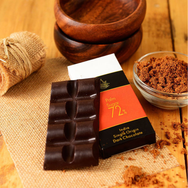 Artisanal Palm Sugar Dark Chocolate Bar Set of 2